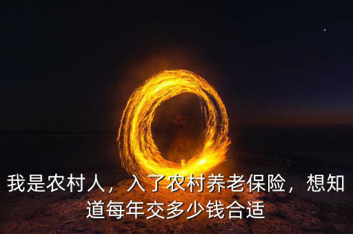 養(yǎng)老保險交多少合適,農民養(yǎng)老保險交多少合適