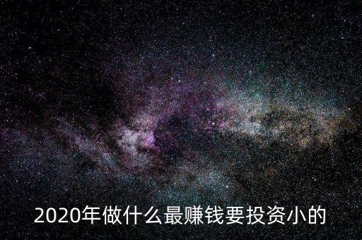 2020年做什么最賺錢(qián)要投資小的