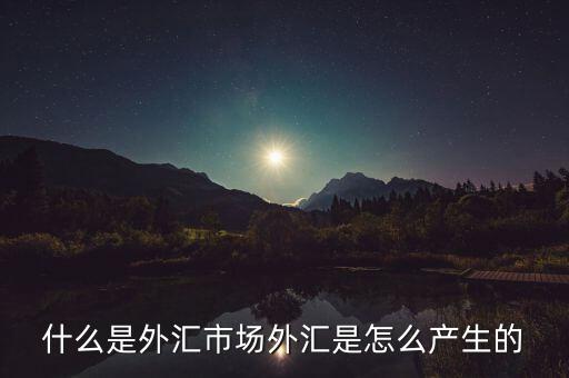 外匯是做什么的,外匯是怎么產生的