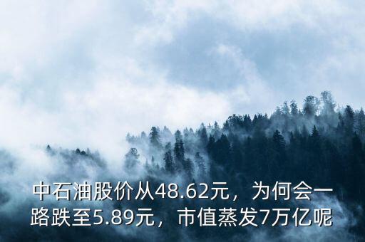 中石油股價從48.62元，為何會一路跌至5.89元，市值蒸發(fā)7萬億呢