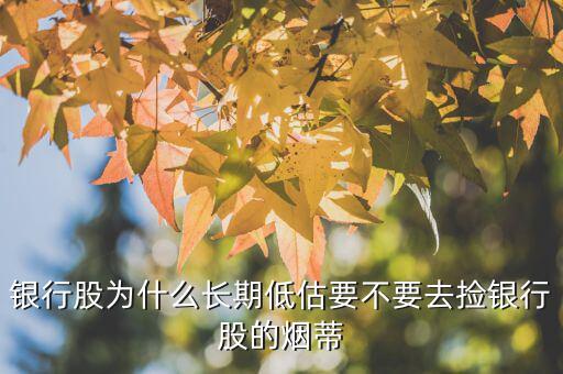 銀行股為什么長(zhǎng)期低估要不要去撿銀行股的煙蒂