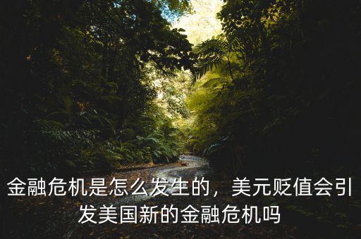 金融危機是怎么發(fā)生的，美元貶值會引發(fā)美國新的金融危機嗎