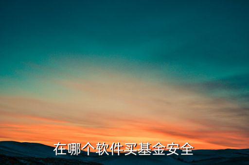 好買(mǎi)掌上基金軟件怎么樣,在哪個(gè)軟件買(mǎi)基金安全