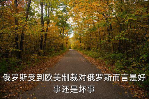 俄羅斯受到歐美制裁對(duì)俄羅斯而言是好事還是壞事