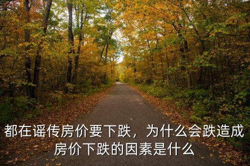 房價會跌的原因是什么,造成房價下跌的因素是什么