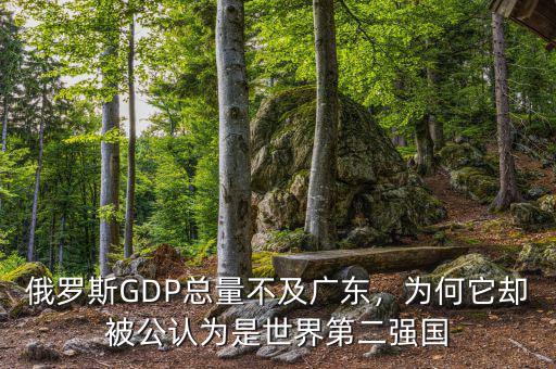 俄羅斯GDP總量不及廣東，為何它卻被公認(rèn)為是世界第二強(qiáng)國