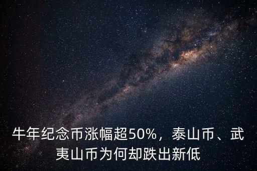 牛年紀(jì)念幣漲幅超50%，泰山幣、武夷山幣為何卻跌出新低