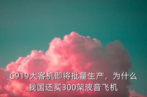 中國為什么買波音300架飛機,中國與空客簽署300架飛機