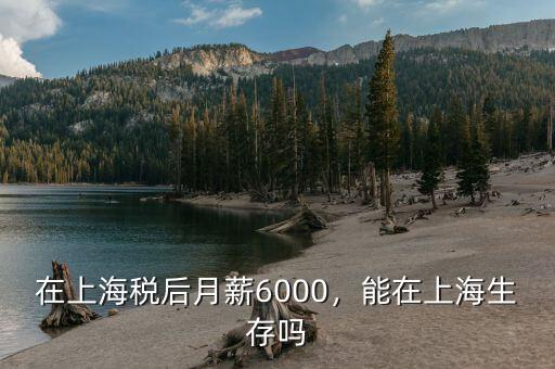 在上海稅后月薪6000，能在上海生存嗎