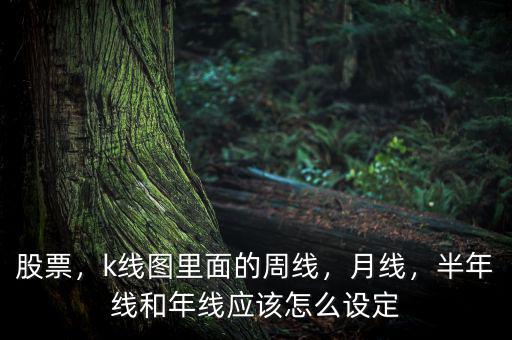 股票，k線圖里面的周線，月線，半年線和年線應(yīng)該怎么設(shè)定