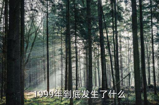 1999年臺灣發(fā)生了什么,1999年發(fā)生了什么大事