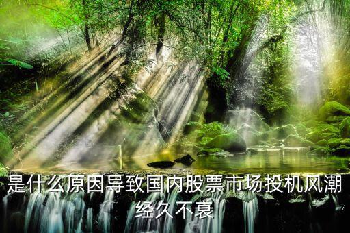 是什么原因?qū)е聡鴥?nèi)股票市場投機風潮經(jīng)久不衰