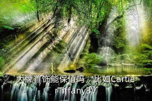 大牌首飾能保值嗎，比如CartierTiffanyBV