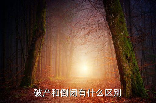 倒閉是什么意思,破產(chǎn)和倒閉有什么區(qū)別