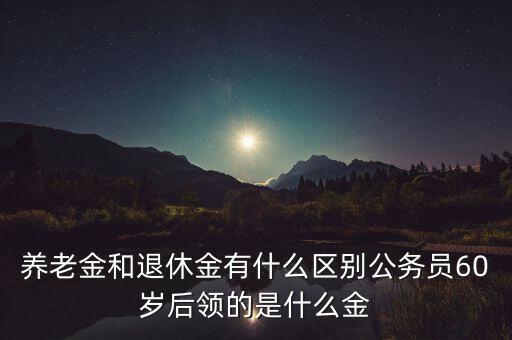 什么是養(yǎng)老金,養(yǎng)老金和退休金有什么區(qū)別