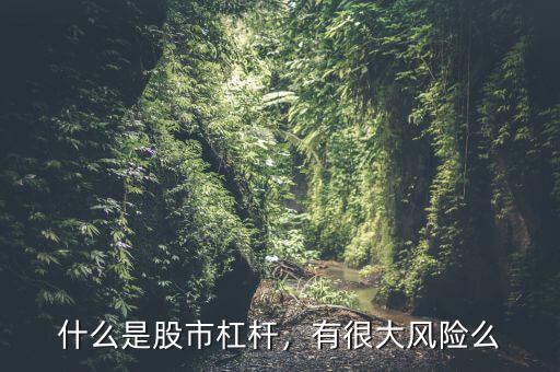 什么是股市杠桿，有很大風(fēng)險(xiǎn)么