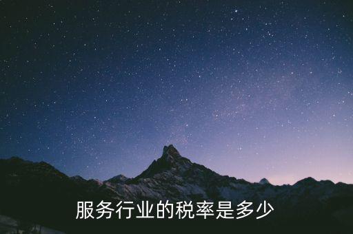 服務(wù)行業(yè)交什么稅，租賃服務(wù)業(yè)要交哪些稅