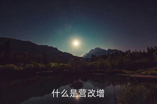 什么是營(yíng)改增