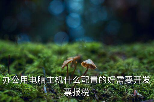 辦公用電腦主機什么配置的好需要開發(fā)票報稅