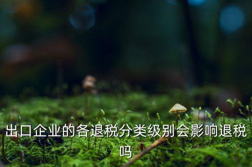 退稅分類等級(jí)三類有什么影響，為三類了請(qǐng)問對(duì)我公司辦理出口退稅有什么影響嗎