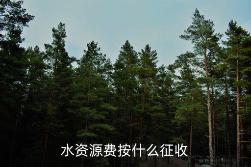 水資源稅實(shí)行什么征收，水資源費(fèi)按什么征收