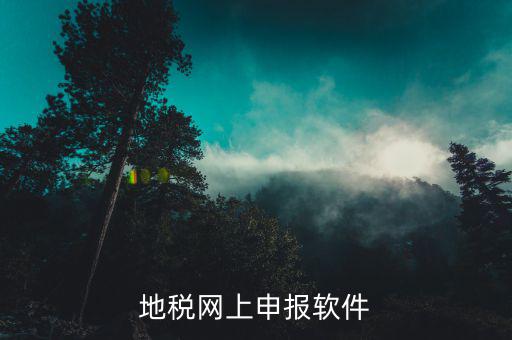 地稅網(wǎng)上申報軟件