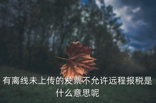 遠程報稅是什么意思，征期抄報稅和遠程報稅是一個概念嗎有什么區(qū)別呢