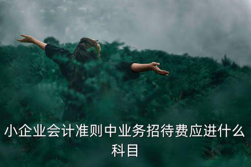 小企業(yè)發(fā)生的業(yè)務招待費通過什么科目核算，業(yè)務招待費屬于什么會計科目