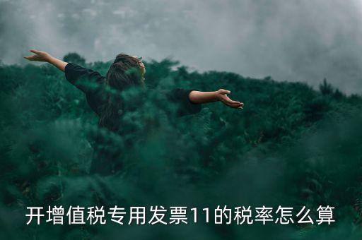 開(kāi)增值稅專用發(fā)票11的稅率怎么算