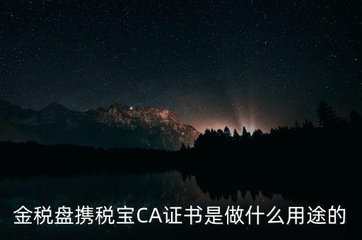 企業(yè)ca證書有什么用，財(cái)悠悠CA數(shù)字證書有什么作用對(duì)于企業(yè)可以起到什么作用