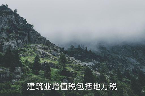 建筑業(yè)增值稅包含什么，建筑業(yè)增值稅