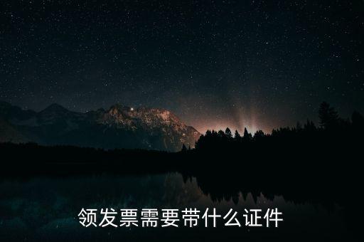 領(lǐng)發(fā)票需要帶什么證件