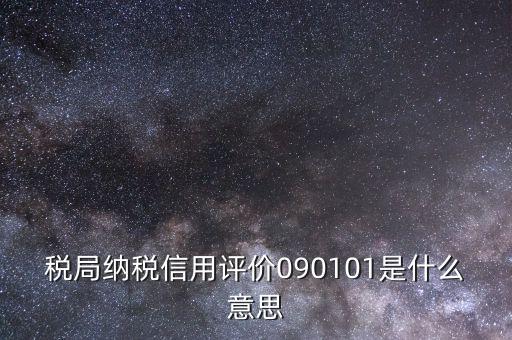 稅局101是什么意思，101是什么意思