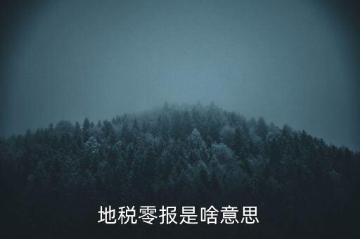 陜西什么是地稅0申報(bào)，陜西地稅0申報(bào)怎么報(bào)