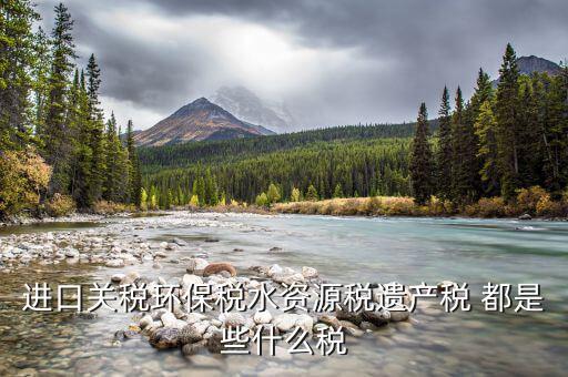 進口關(guān)稅環(huán)保稅水資源稅遺產(chǎn)稅 都是些什么稅