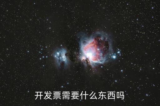 個(gè)人發(fā)票需要有什么，開發(fā)票需要什么東西嗎