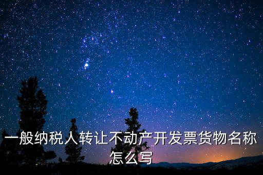 銷售不動產(chǎn)開票名稱寫什么，銷售不動產(chǎn)增值稅普通發(fā)票怎樣填寫