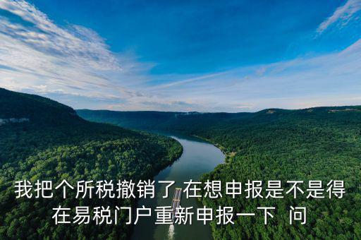 易稅門戶如何修正申報，易稅門戶個人所得稅表修正后申報會有重復