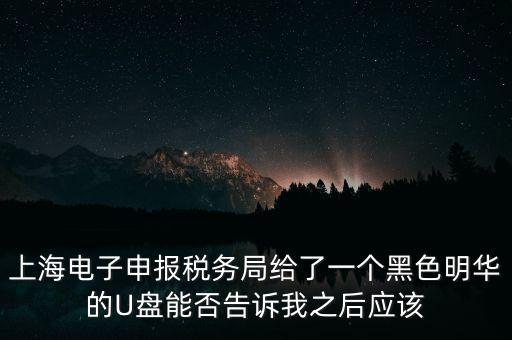 如何安裝上海網(wǎng)上電子申報系統(tǒng)，上海網(wǎng)上報稅u盾如何安裝