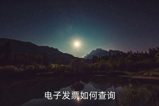 電子發(fā)票如何查詢