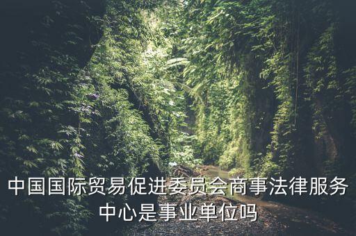 中國國際貿(mào)易促進委員會商事法律服務(wù)中心是事業(yè)單位嗎