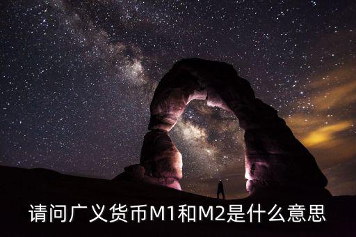 請(qǐng)問(wèn)廣義貨幣M1和M2是什么意思