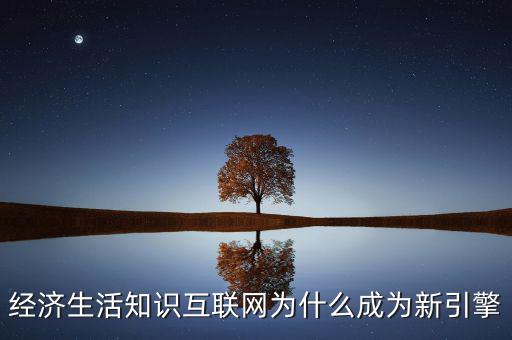 經(jīng)濟生活知識互聯(lián)網(wǎng)為什么成為新引擎