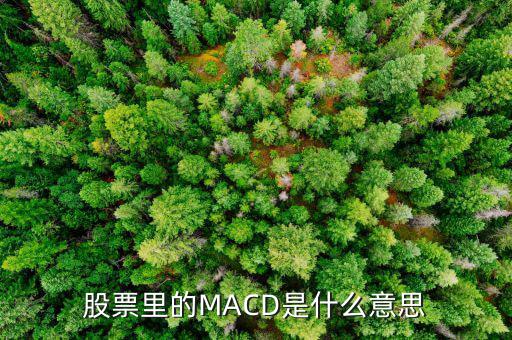 股票里的MACD是什么意思