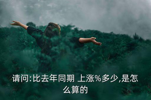 請(qǐng)問:比去年同期 上漲%多少,是怎么算的