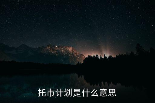 托市糧什么意思，托市計(jì)劃是什么意思