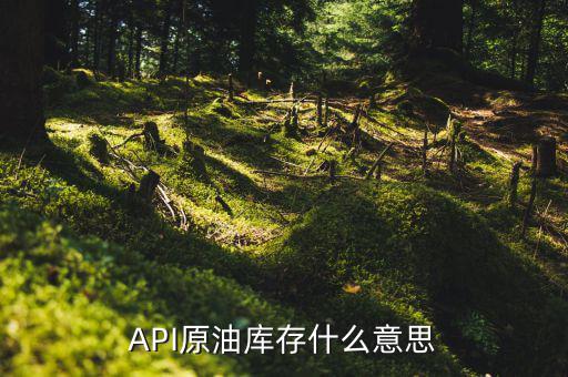 API原油庫(kù)存什么意思