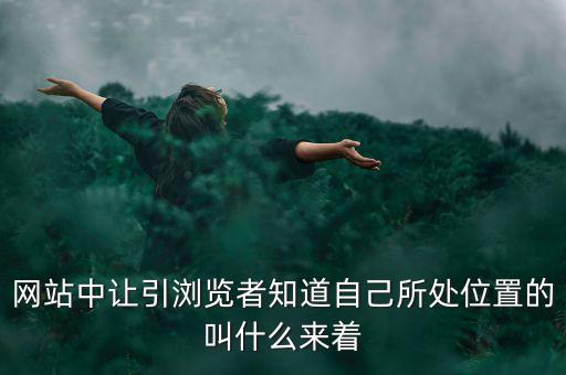 網(wǎng)站中讓引瀏覽者知道自己所處位置的叫什么來(lái)著