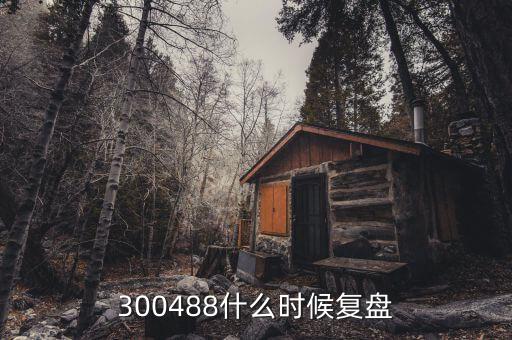 300488什么時(shí)候復(fù)盤