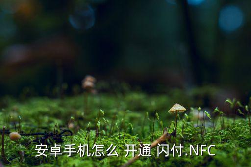 安卓手機(jī)怎么 開通 閃付.NFC